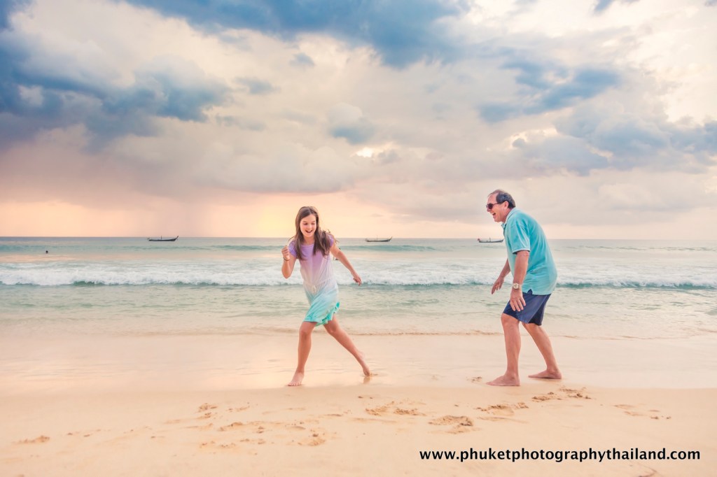 family photo session at naithon beach Phuket