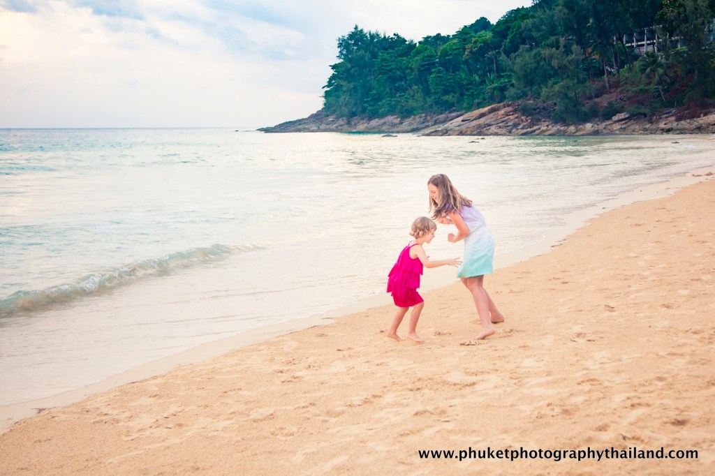 family photo session at naithon beach Phuket