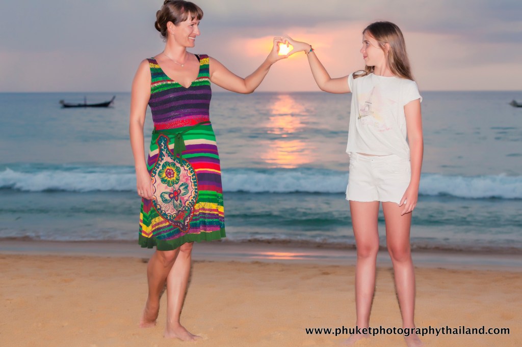 family photo session at naithon beach Phuket