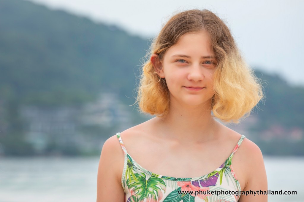 family photoshoot at Kamala beach Phuket thailand