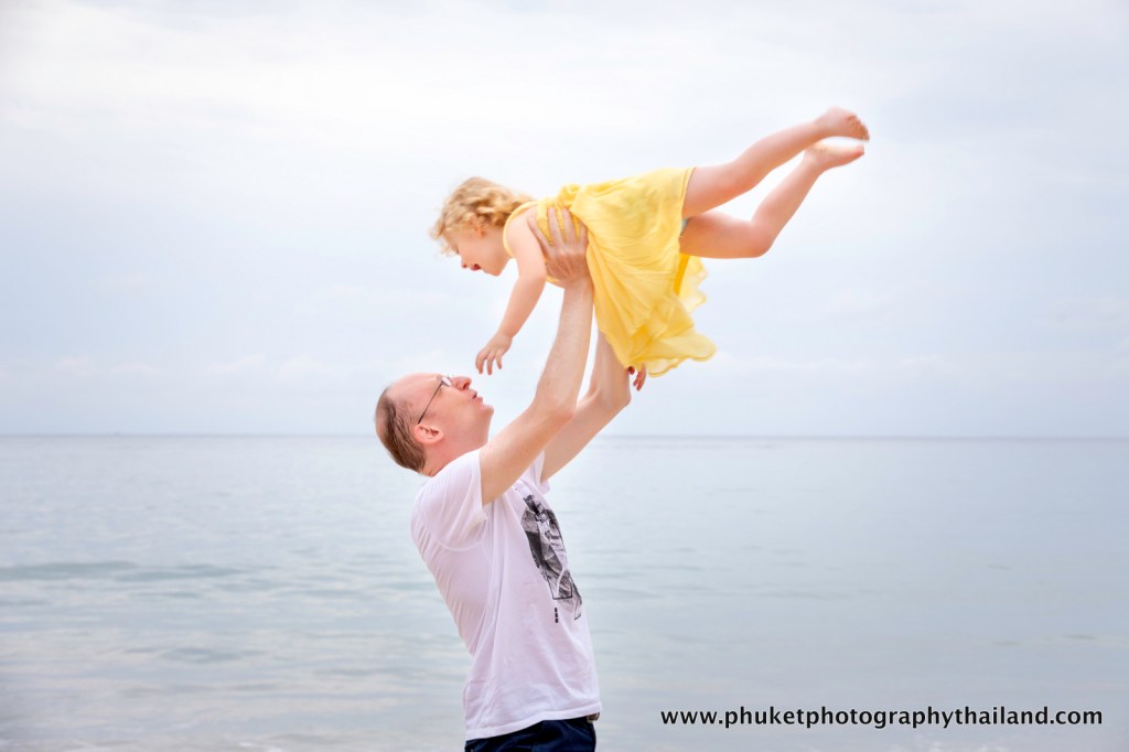 family photoshoot at Kamala beach Phuket thailand