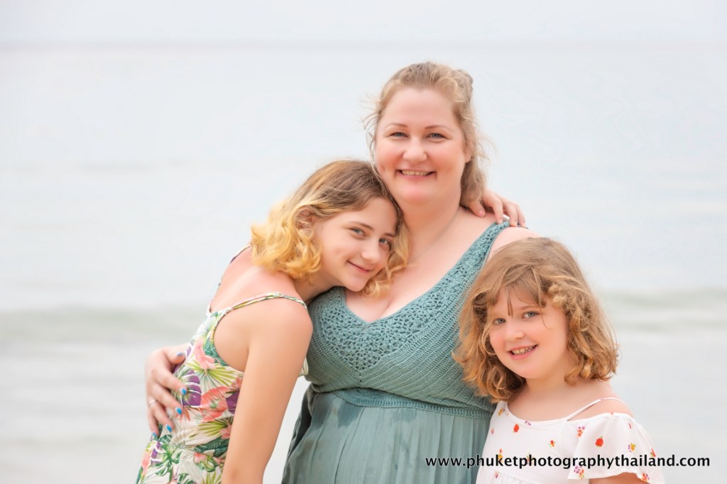 family photoshoot at Kamala beach Phuket thailand