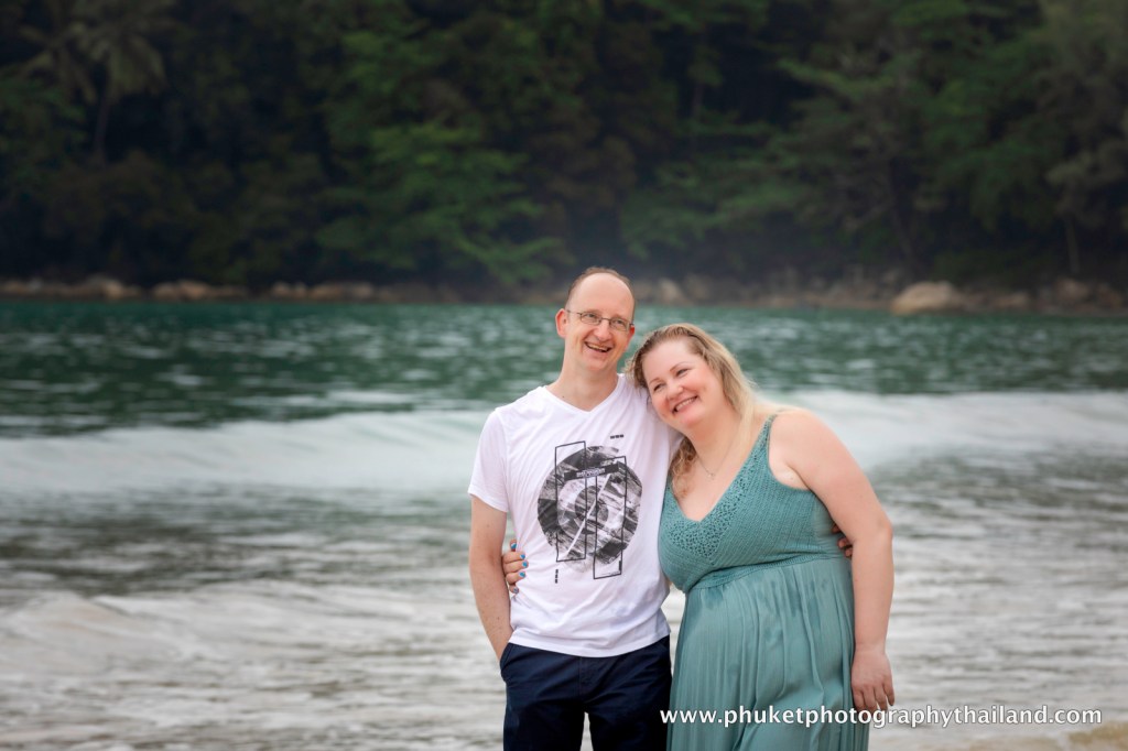 family photoshoot at Kamala beach Phuket thailand