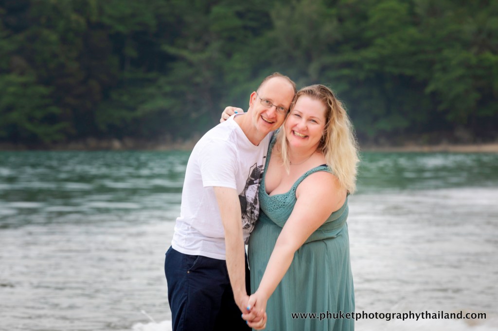 family photoshoot at Kamala beach Phuket thailand