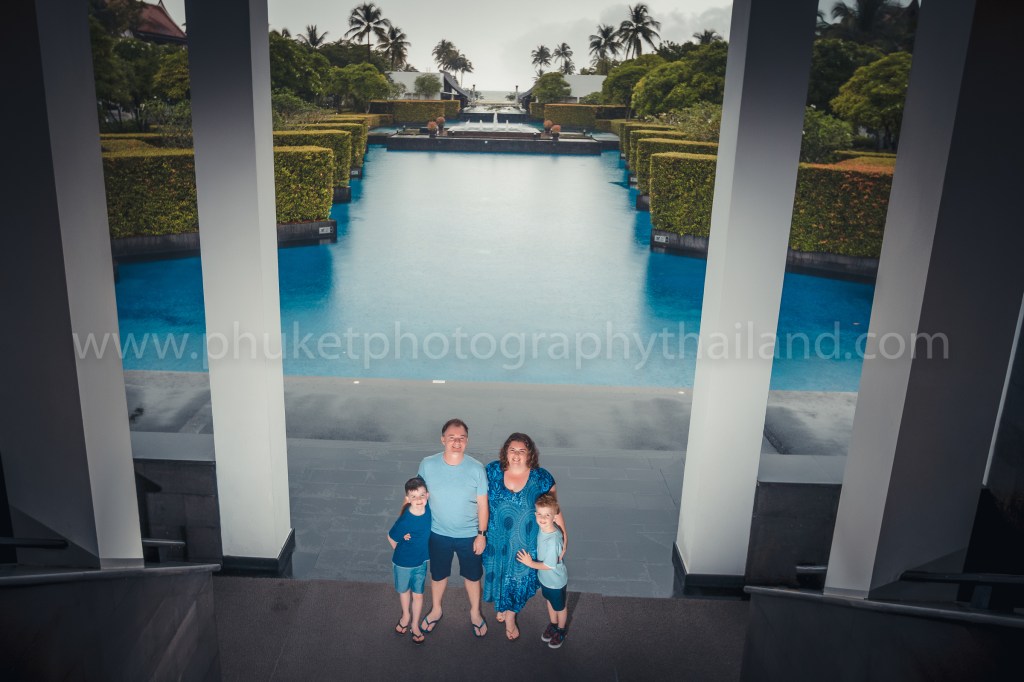 family reunion photoshoot at khao lak Phang nga Thailand