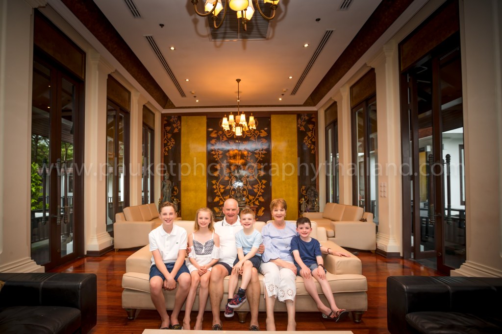 family reunion photoshoot at khao lak Phang nga Thailand