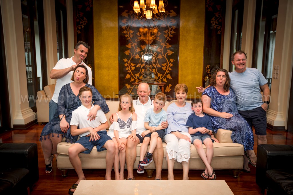 family reunion photoshoot at khao lak Phang nga Thailand