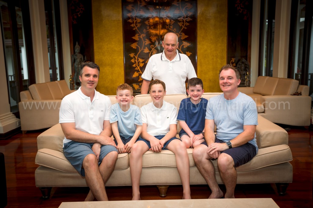 family reunion photoshoot at khao lak Phang nga Thailand
