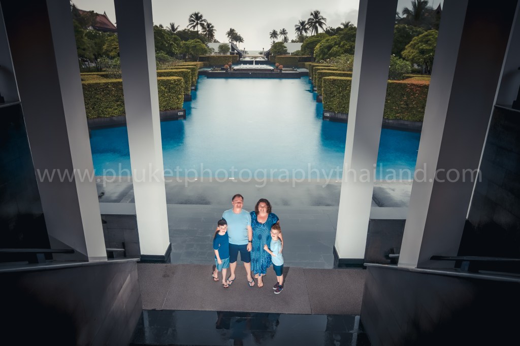 family reunion photoshoot at khao lak Phang nga Thailand