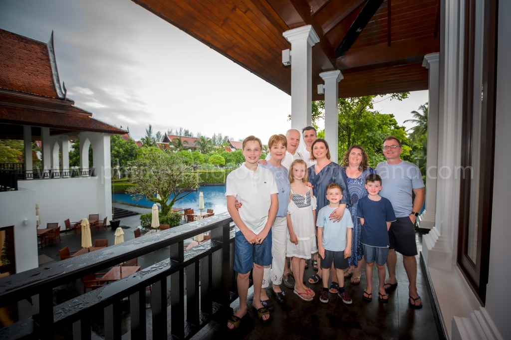 family reunion photoshoot at khao lak Phang nga Thailand