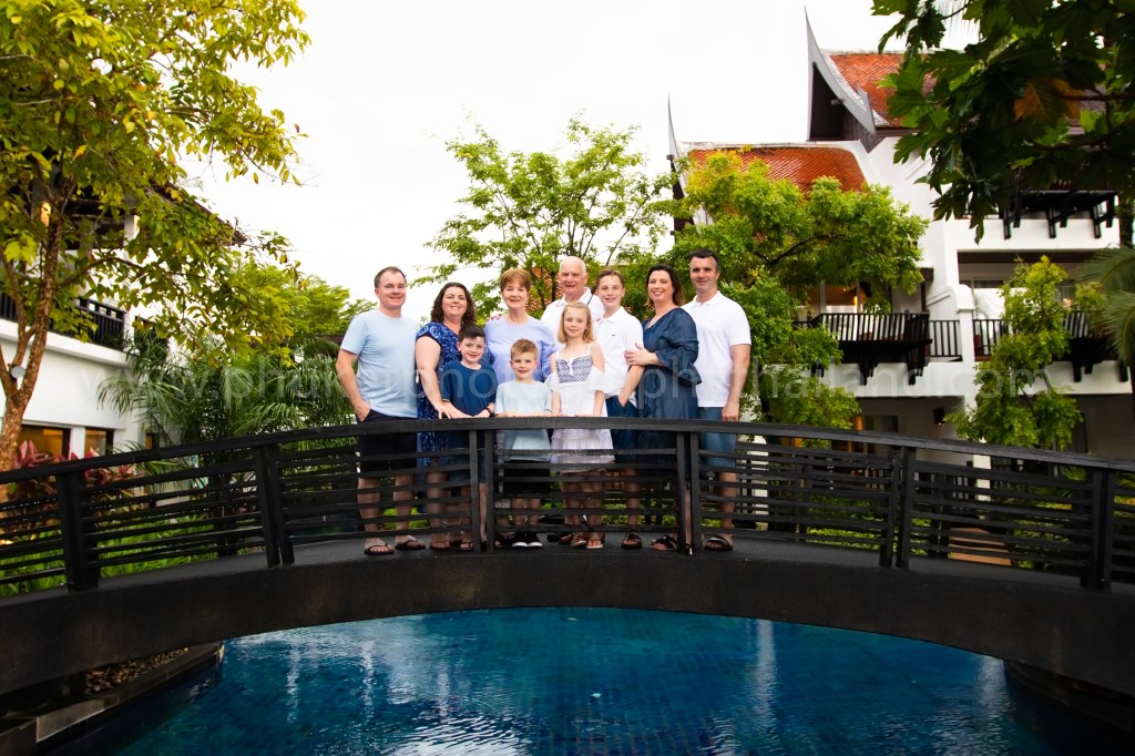 family reunion photoshoot at khao lak Phang nga Thailand