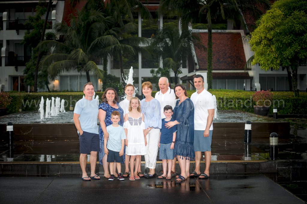 family reunion photoshoot at khao lak Phang nga Thailand