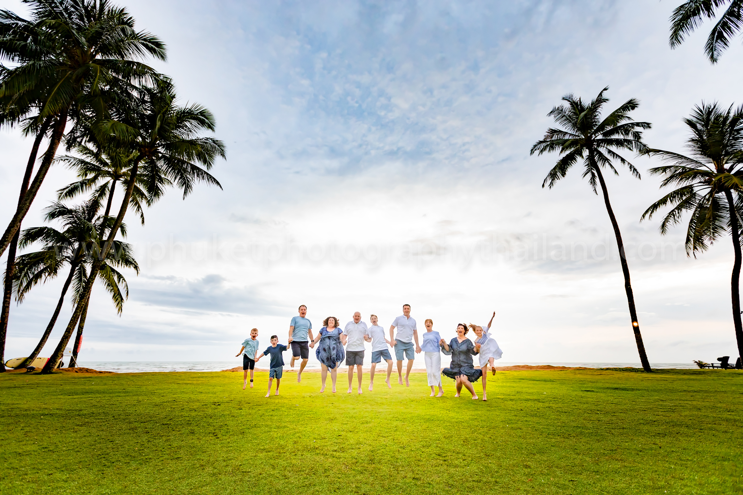 family reunion photoshoot at khao lak Phang nga Thailand