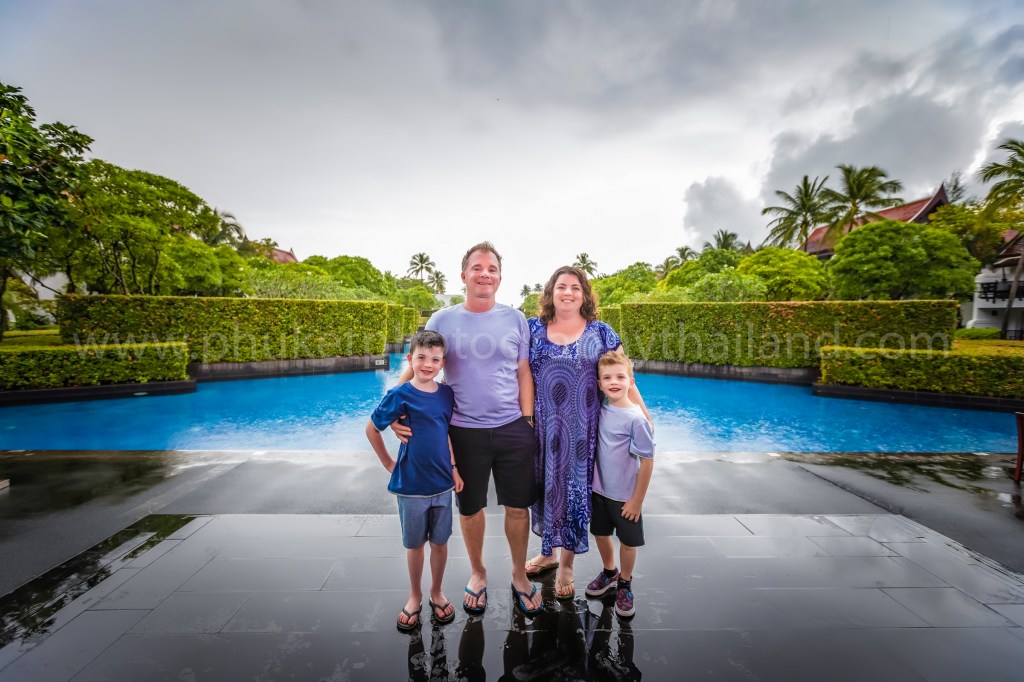 family reunion photoshoot at khao lak Phang nga Thailand