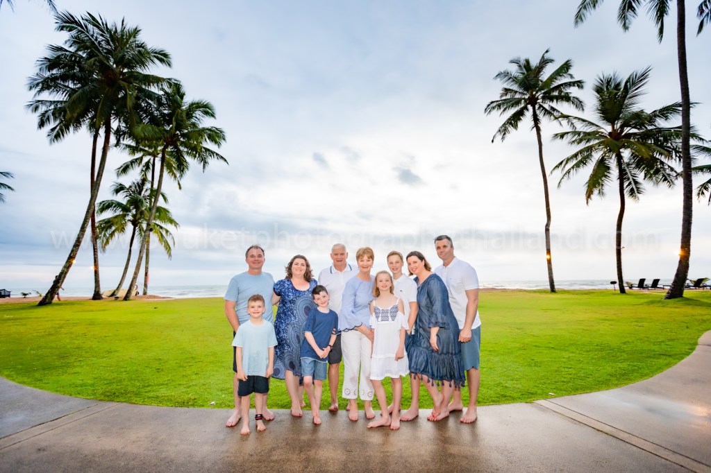 family reunion photoshoot at khao lak Phang nga Thailand