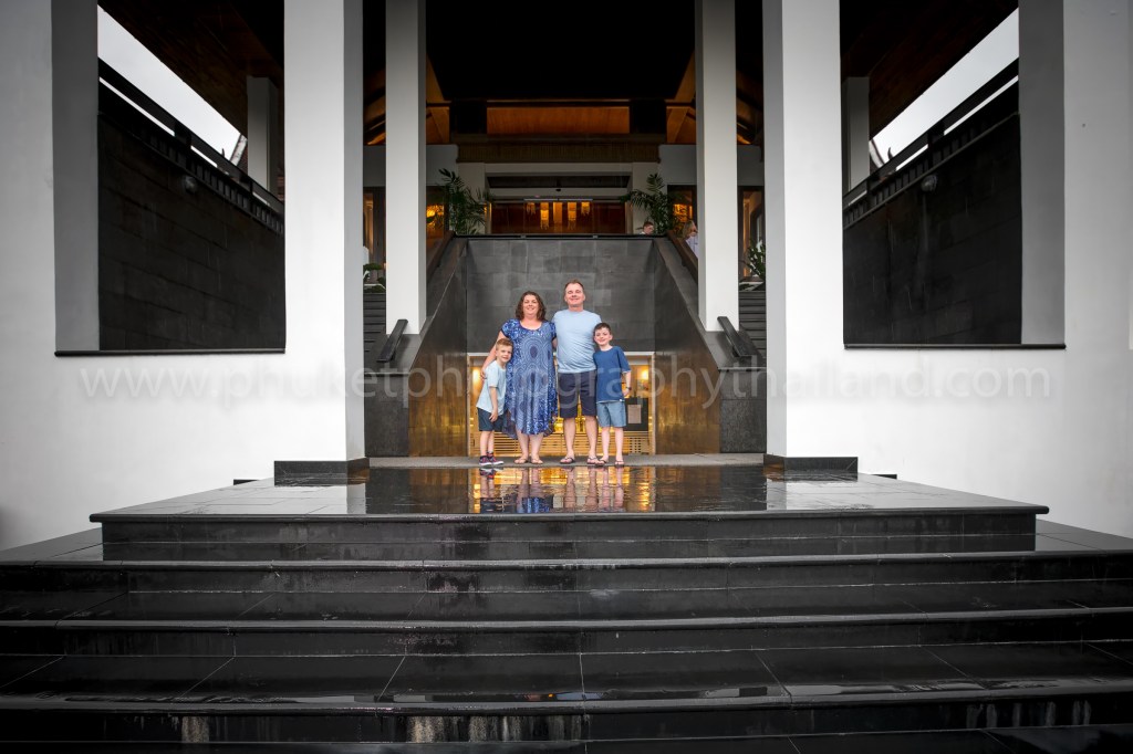 family reunion photoshoot at khao lak Phang nga Thailand