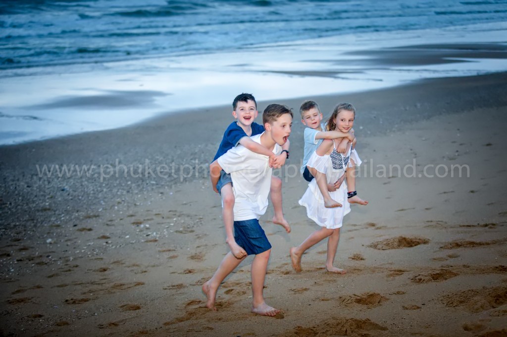 family reunion photoshoot at khao lak Phang nga Thailand