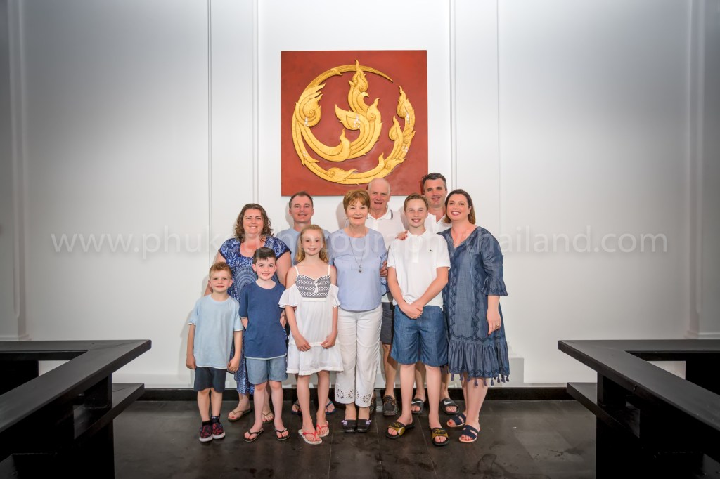 family reunion photoshoot at khao lak Phang nga Thailand