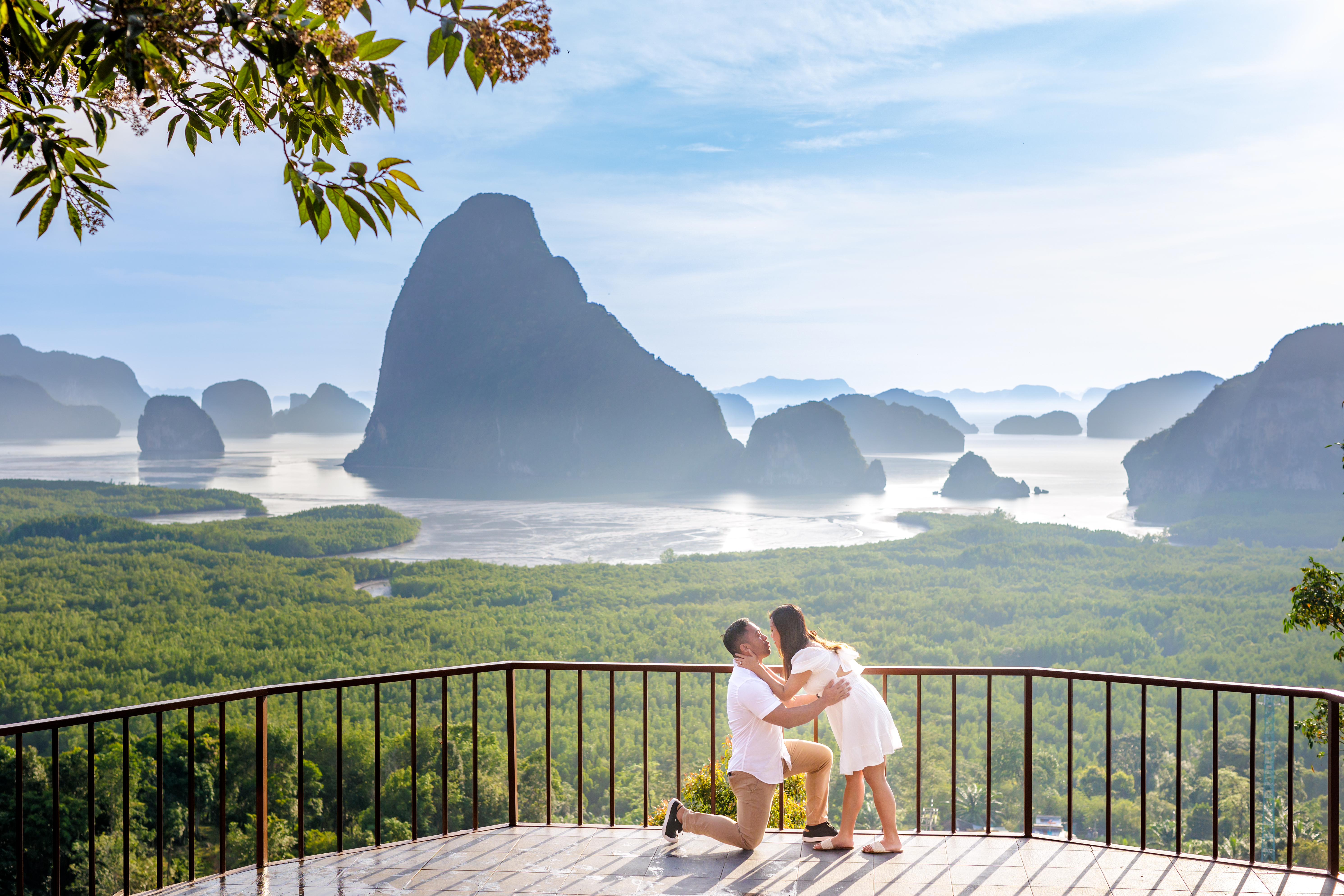 Surprise marriage proposal photoshoot at Samet nangshe Phang nga