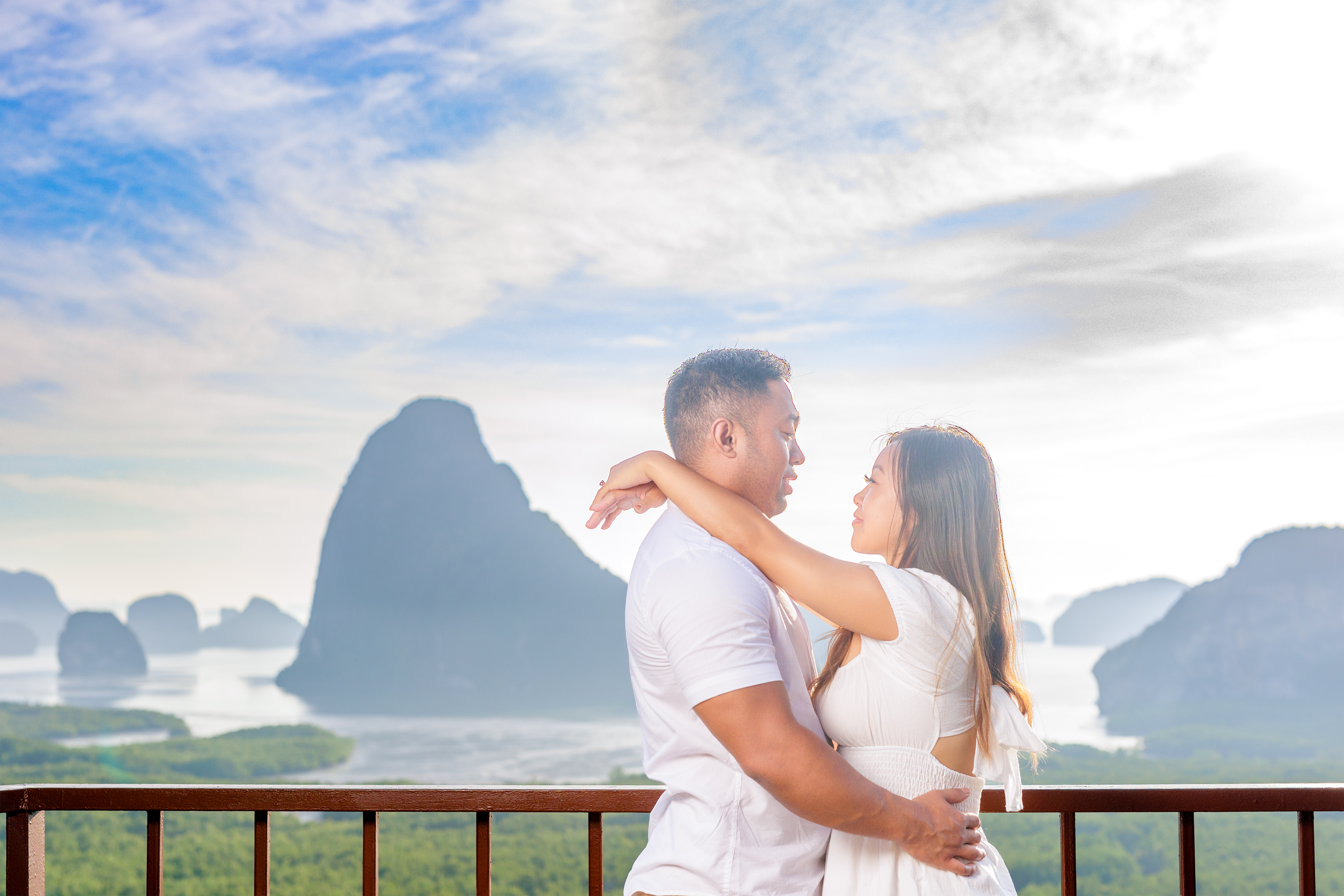 engagement photoshoot at Samet nangshe Phang nga