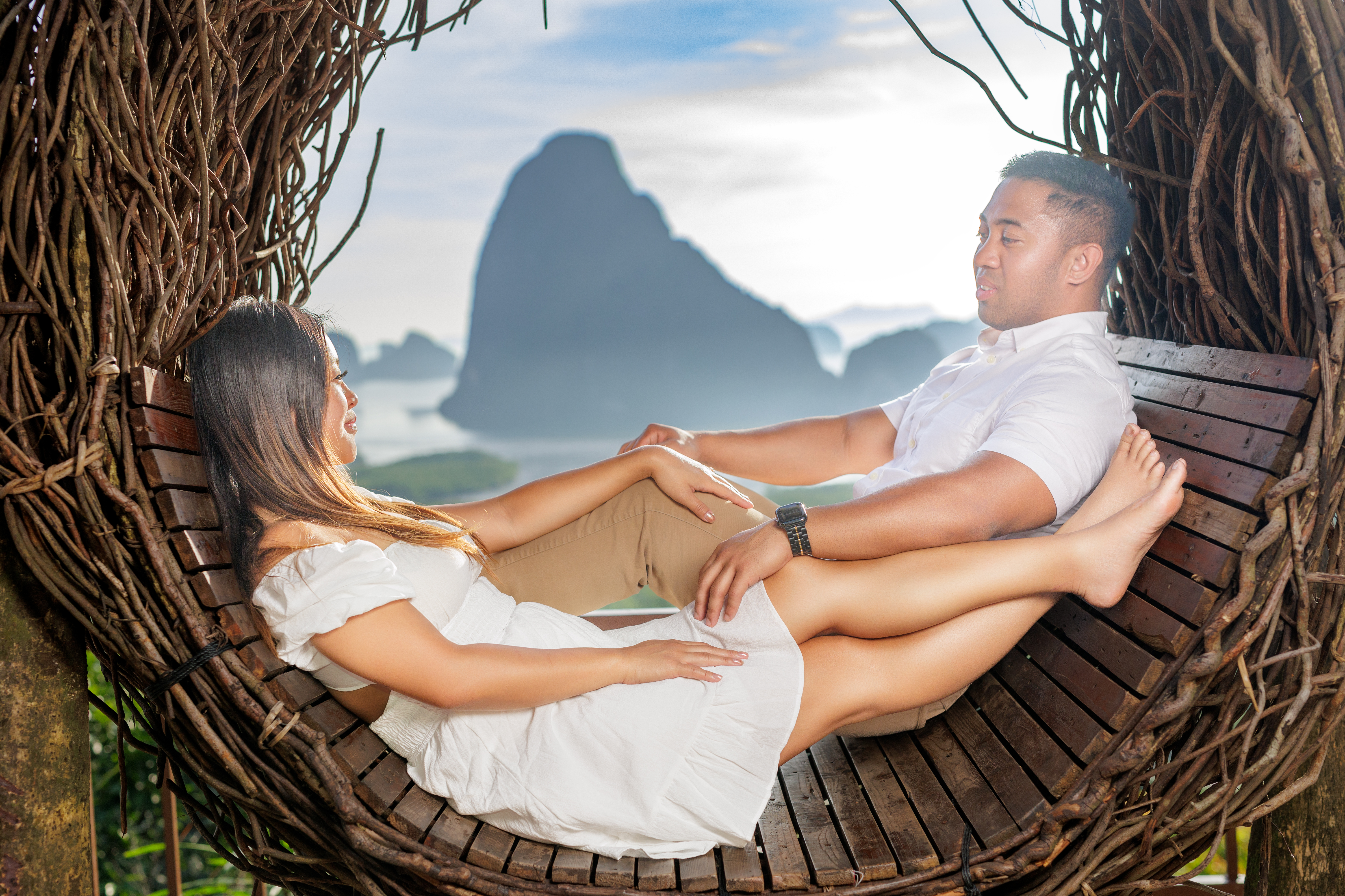 engagement photoshoot at Samet nangshe Phang nga