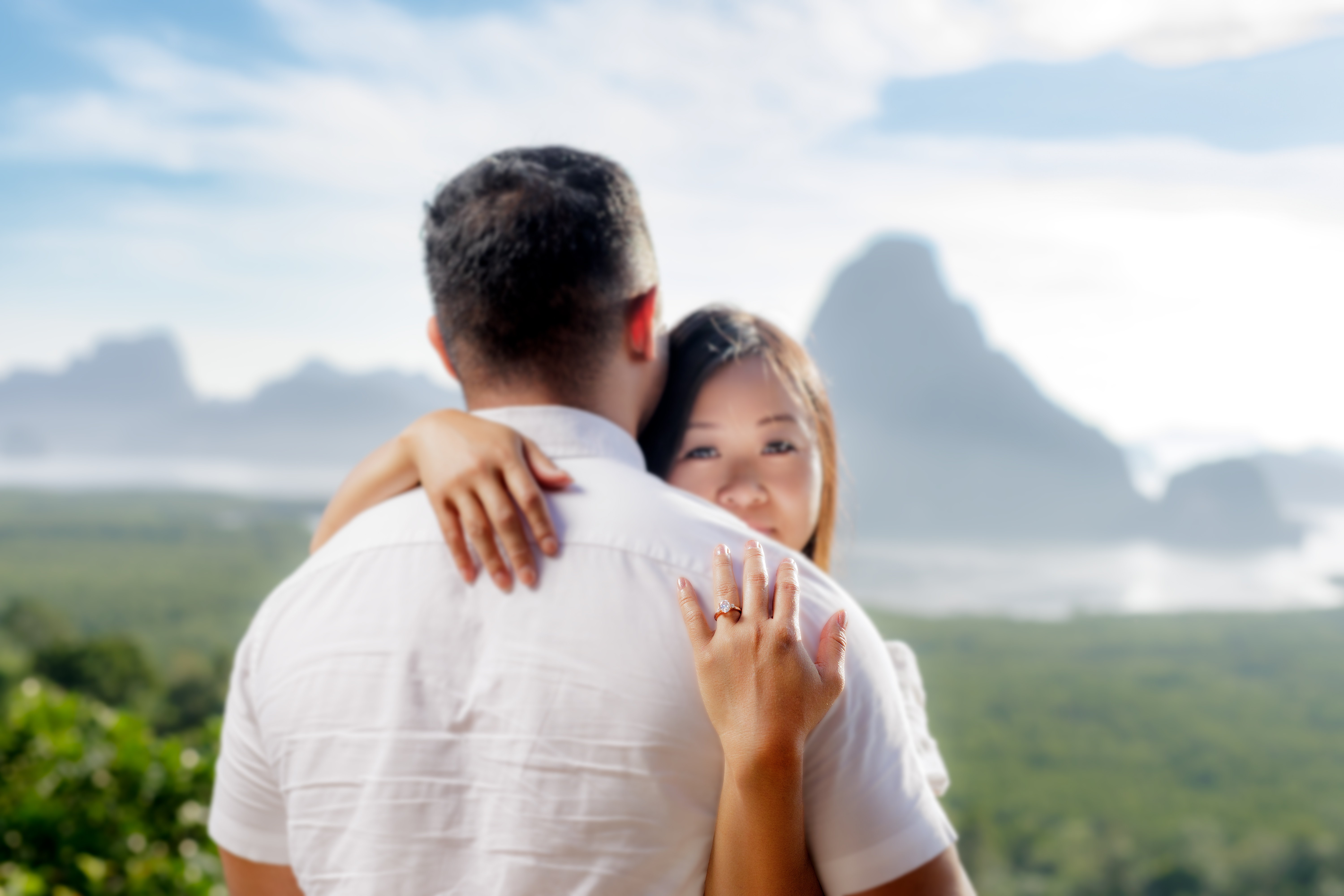 engagement photoshoot at Samet nangshe Phang nga