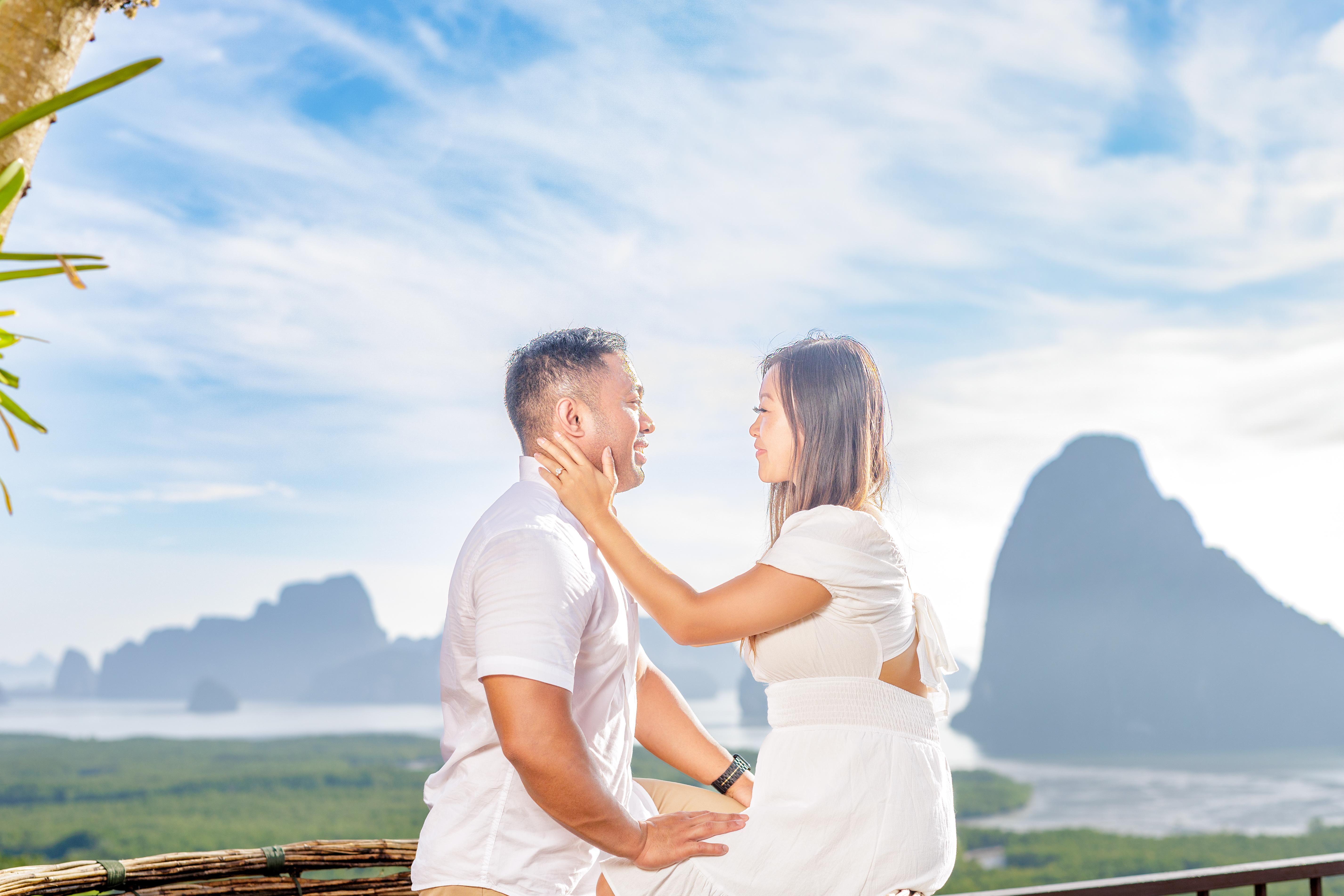 engagement photoshoot at Samet nangshe Phang nga