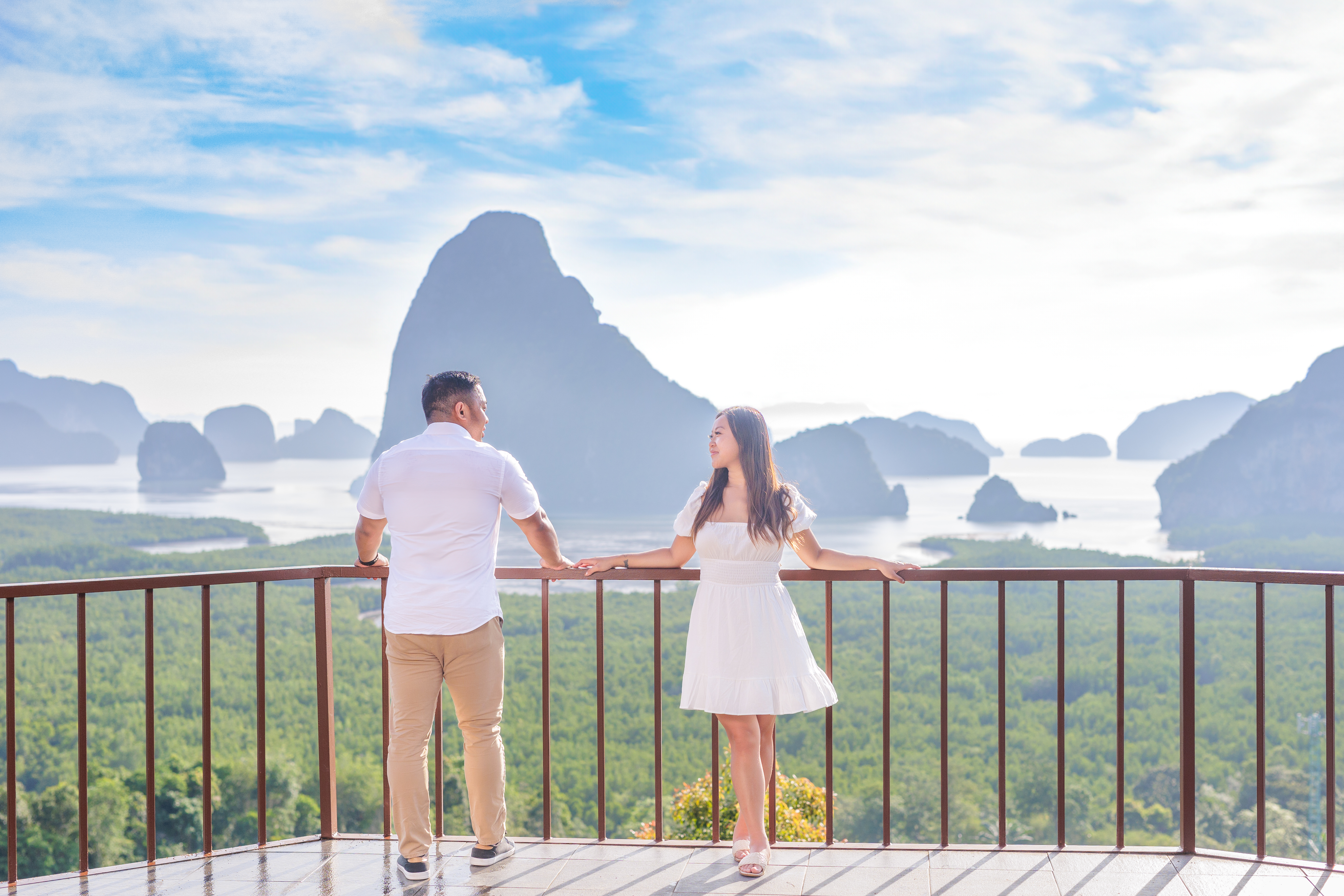 engagement photoshoot at Samet nangshe Phang nga