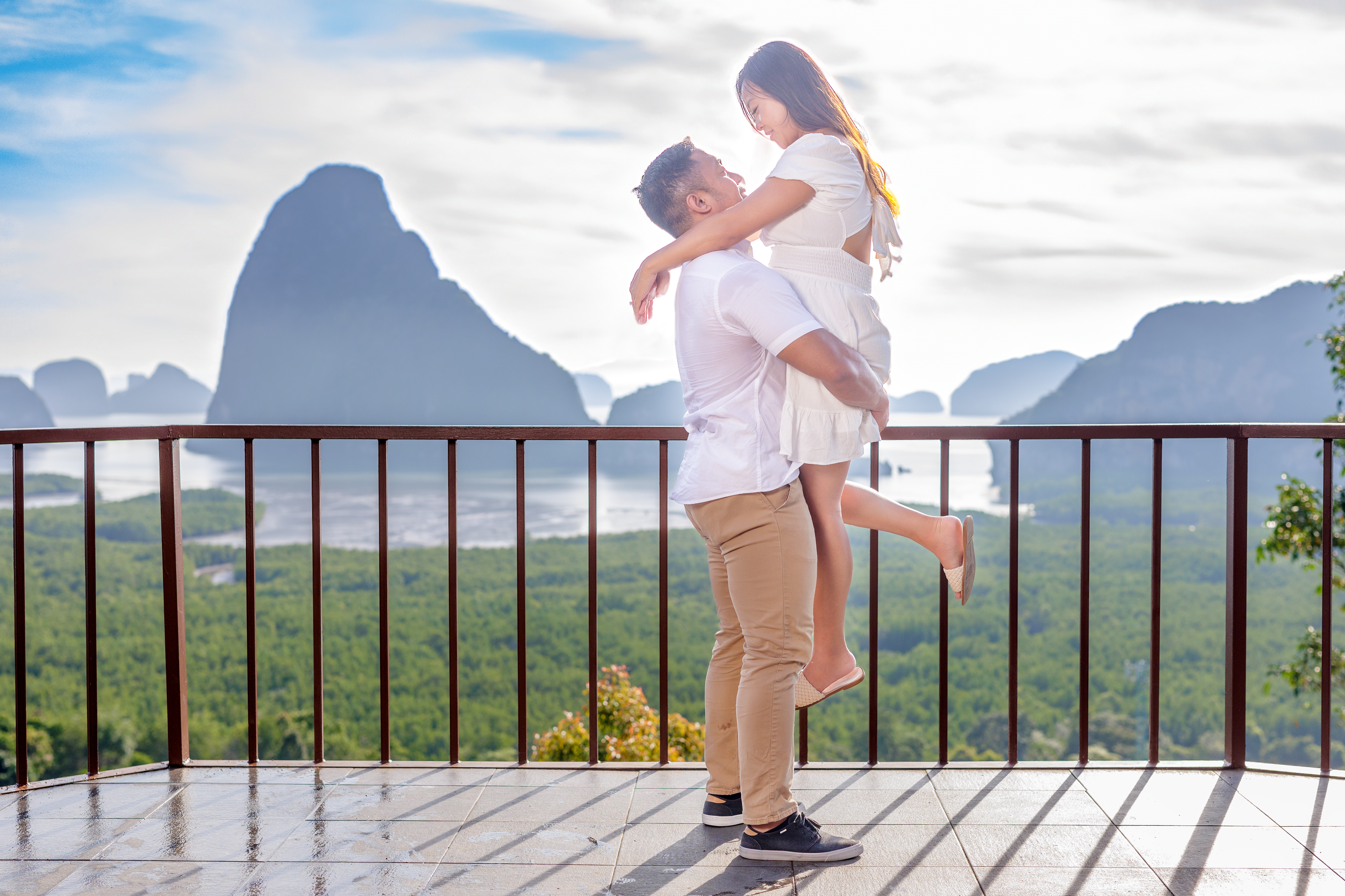 engagement photoshoot at Samet nangshe Phang nga