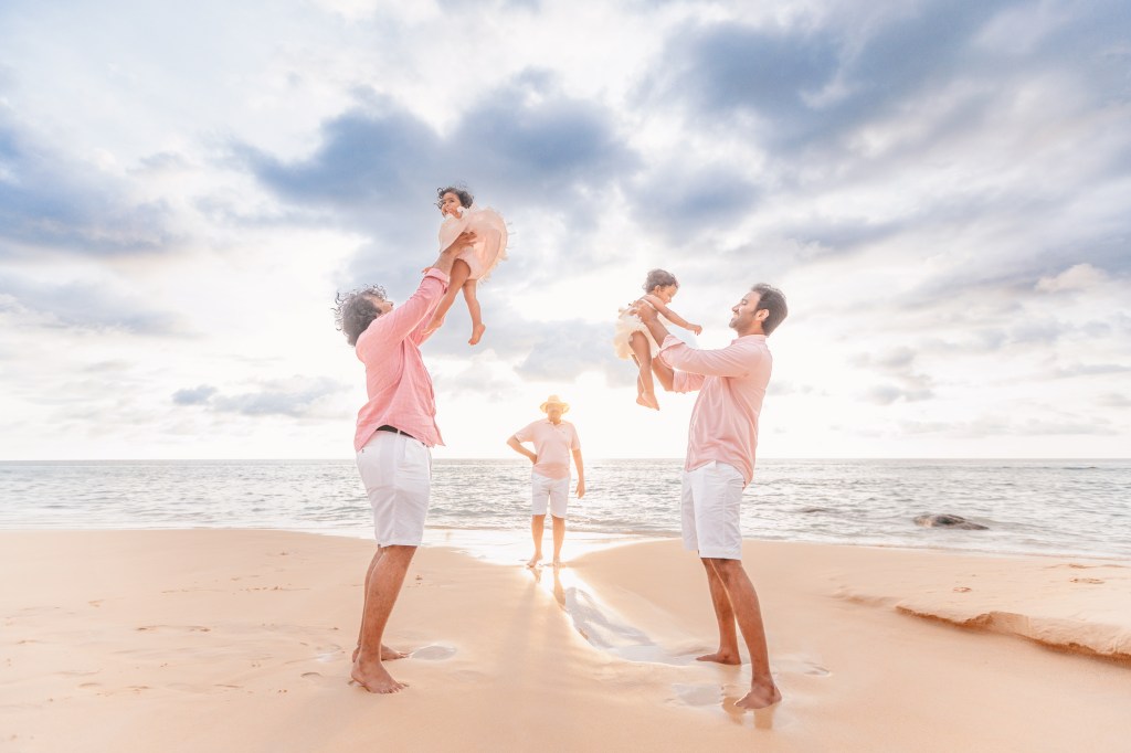 Family reunion photoshoot at Surin beach Phuket